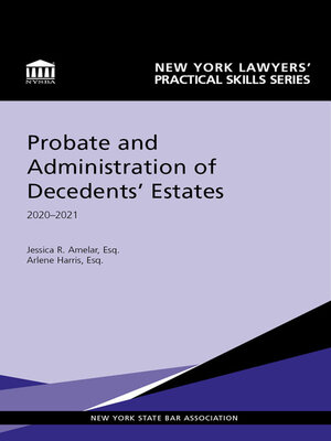 cover image of Probate and Administration of Decedents' Estates